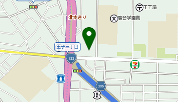 王子警察署の地図画像