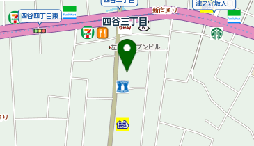 四谷警察署の地図画像