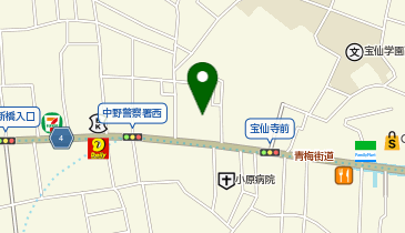 中野警察署の地図画像