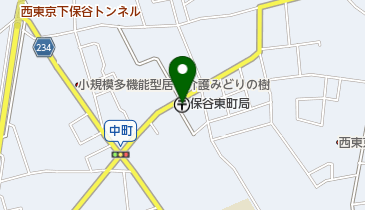 保谷東町郵便局の地図画像