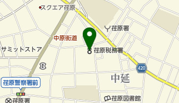 荏原税務署の地図画像