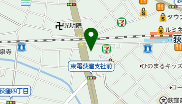 荻窪税務署の地図画像