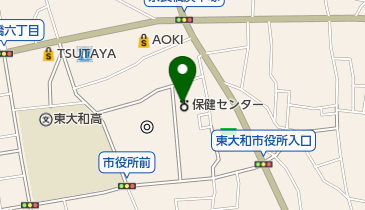 東大和市立保健センターの地図画像