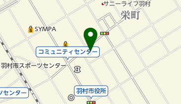 羽村市保健センターの地図画像