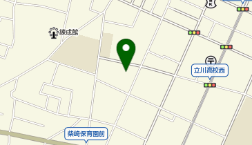 東京都多摩立川保健所の地図画像