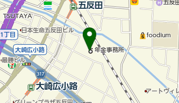 品川年金事務所の地図画像