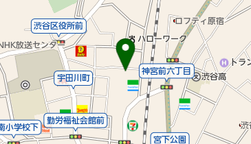 渋谷年金事務所の地図画像