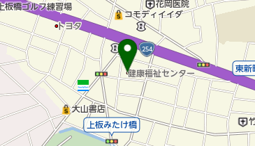 上板橋健康福祉センターの地図画像