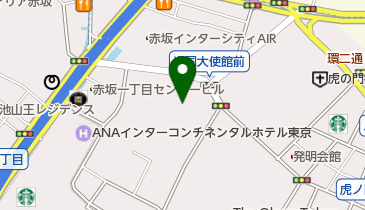 アメリカ合衆国大使館の地図画像