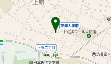 コートジボワール共和国大使館の地図画像