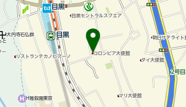 コロンビア共和国大使館の地図画像