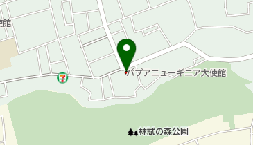 パプアニューギニア大使館の地図画像