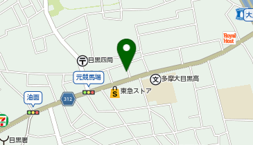 ミクロネシア連邦大使館の地図画像