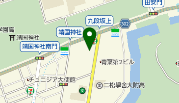 ベナン共和国大使館の地図画像