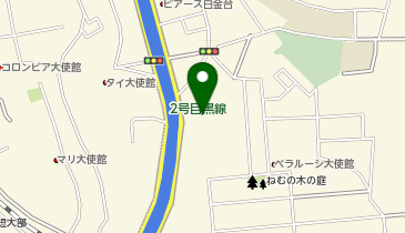 インドネシア共和国大使館の地図画像