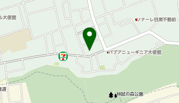 ボツワナ共和国大使館の地図画像