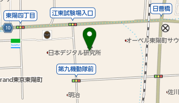 江東運転免許試験場の地図画像