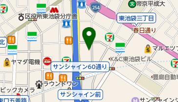 ハローワーク池袋[池袋庁舎]の地図画像