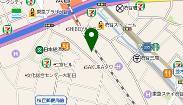マザーズハローワーク東京の地図画像