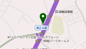 高輪消防署の地図画像