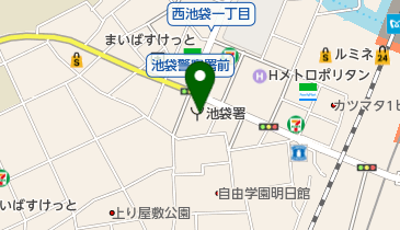 東京消防庁池袋消防署の地図画像