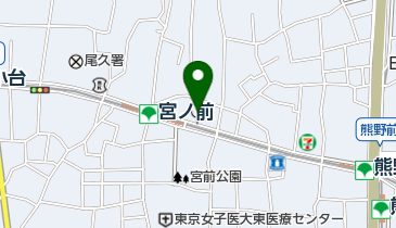 尾久消防署の地図画像