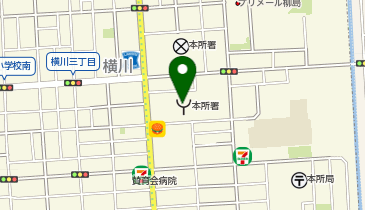 本所消防署の地図画像