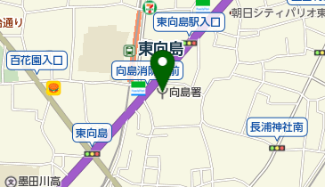 向島消防署の地図画像