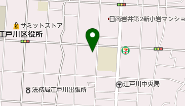 江戸川消防署の地図画像