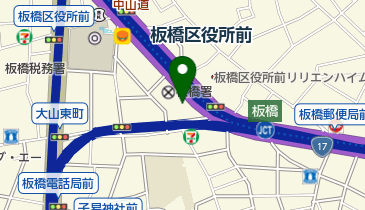 板橋消防署の地図画像