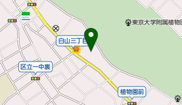 小石川消防署の地図画像
