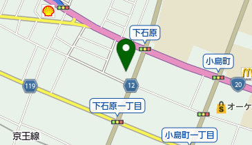 調布消防署の地図画像