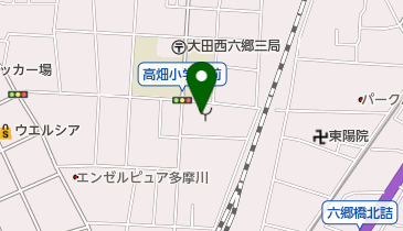 東京消防庁矢口消防署西六郷出張所の地図画像