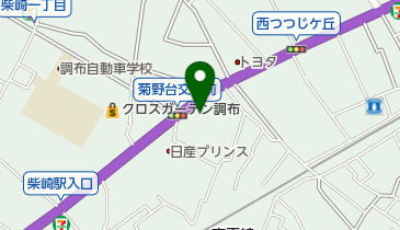 調布消防署つつじヶ丘出張所の地図画像