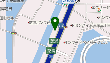 芝消防署芝浦出張所の地図画像