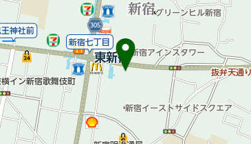 新宿消防署大久保出張所の地図画像