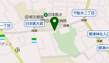 本郷消防署根津出張所の地図画像
