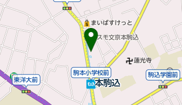 本郷消防署駒込出張所の地図画像