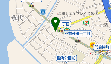 深川消防署永代出張所の地図画像