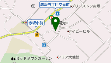 赤坂消防署新町出張所の地図画像