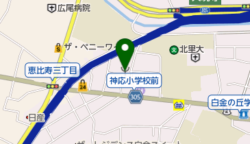 高輪消防署三光出張所の地図画像