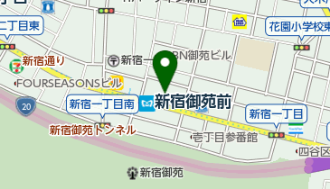 四谷消防署新宿御苑出張所の地図画像