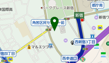 新宿消防署西新宿出張所の地図画像