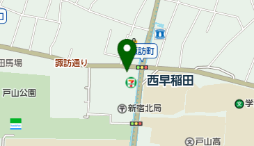 新宿消防署戸塚出張所の地図画像