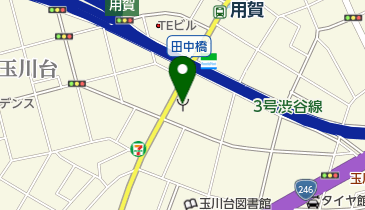 玉川消防署用賀消防出張所の地図画像