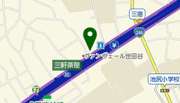 世田谷消防署三宿出張所の地図画像