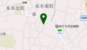 西新井消防署本木出張所の地図画像