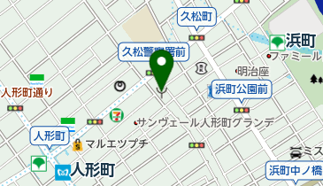 日本橋消防署人形町出張所の地図画像