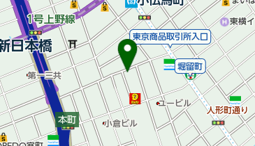 日本橋消防署堀留出張所の地図画像