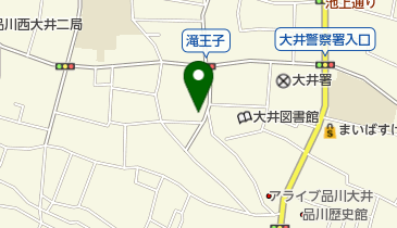 大井消防署滝王子出張所の地図画像